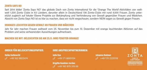 Zonta says NO-Flyer Rückseite